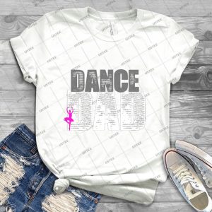 Dance Dad With Ballerina - Vintage Men's Shirt Tshirt For Women Classic Handmade Shirt Retro Graphic Tee