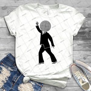 Dancer With Disco Ball As The Head - Best Unisex Trending Handmade T-shirt Gift Idea For Men T-shirt For Woman
