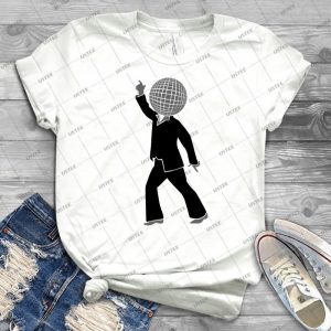 Dancer With Disco Ball As The Head - Gift Idea Shirt For Men Tee For Women Classic Retro Vintage Graphic T-Shirt
