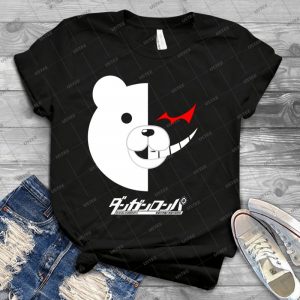 Dangan Ronpa- Monokuma Shirt - Vintage Mens Shirt Tshirt For Women Classic Handmade Shirt Retro Graphic Tee