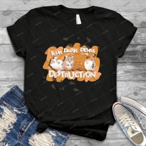 Danganronpa-Four Dark Devas Of Destruction - Best Unisex Trending Handmade T-shirt Gift Idea For Men T-shirt For Woman