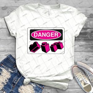 Danger Bricks Sign 76 - Trending Shirt For Women Vintage Retro Tee For Men Kid's T-Shirt Handmade Shirt