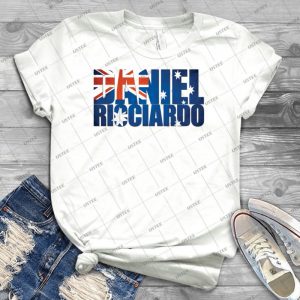 Daniel Ricciardo - Australia Flag - Formula 1 96 - Trending Shirt For Women Vintage Retro Tee For Men Kid's T-Shirt Handmade Shirt