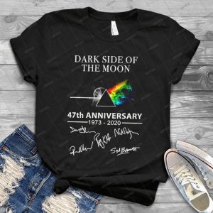 Dark Side Of The Moon 47th Anniversary 1973 2020 Signatures Tee – Pink Floyd Thank You For The Memories Wish You Were Here Handmade Shirt