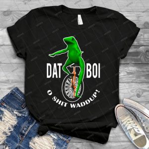 Dat Boi On Bicycle - Gift Idea Shirt For Men Tee For Women Classic Retro Vintage Graphic T-Shirt