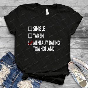Dating Tom Holland 17 - Vintage Mens Shirt Tshirt For Women Classic Handmade Shirt Retro Graphic Tee