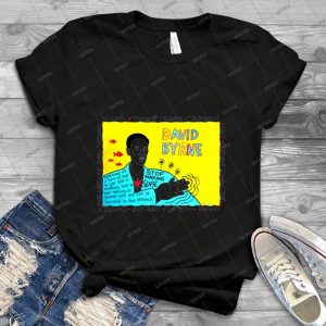 David Byrne Pop Folk Art 81 - Vintage Mens Shirt Tshirt For Women Classic Handmade Shirt Retro Graphic Tee