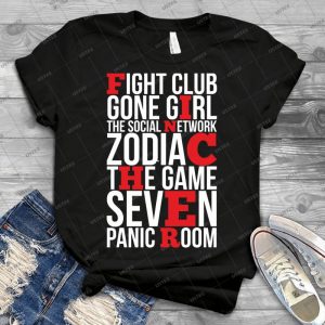 David Fincher - Gift Idea Shirt For Men Tee For Women Classic Retro Vintage Graphic T-Shirt