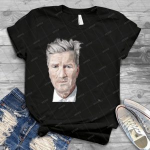 David Lynch Digital Painting Portrait 81 - Best Unisex Trending Handmade T-shirt Gift Idea For Men T-shirt For Woman