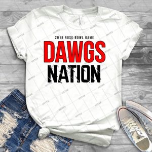 Dawgs 2017 College Football Playoff 2018 Rose Bowl - Best Unisex Trending Handmade T-shirt Gift Idea For Men T-shirt For Woman