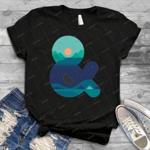 Day  Night 36 - Vintage Mens Shirt Tshirt For Women Classic Handmade Shirt Retro Graphic Tee