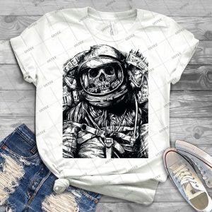 Dead Astronaut 47 - Vintage Men's Shirt Tshirt For Women Classic Handmade Shirt Retro Graphic Tee
