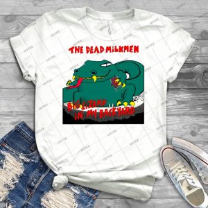 Dead Milkmen Big Lizard In My Backyard - Vintage Men's Shirt Tshirt For Women Classic Handmade Shirt Retro Graphic Tee