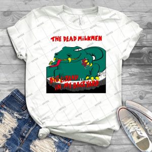 Dead Milkmen Big Lizard In My Backyard 89 - Gift Idea Shirt For Men Tee For Women Classic Retro Vintage Graphic T-Shirt