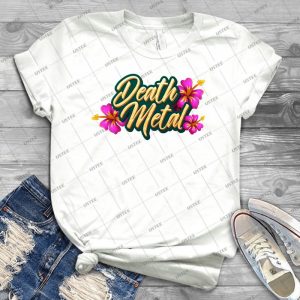 Death Metal Hawaii 5 - Vintage Men's Shirt Tshirt For Women Classic Handmade Shirt Retro Graphic Tee
