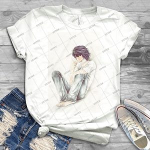 Death Note - L Lawliet 4 - Trending Shirt For Women Vintage Retro Tee For Men Kid's T-Shirt Handmade Shirt