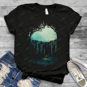 Deep In The Forest 39 - Vintage Mens Shirt Tshirt For Women Classic Handmade Shirt Retro Graphic Tee