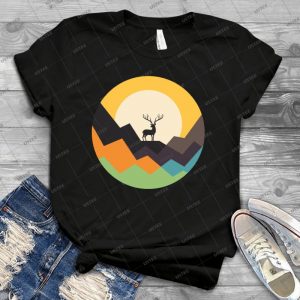 Deer T Shirt 74 - Vintage Mens Shirt Tshirt For Women Classic Handmade Shirt Retro Graphic Tee