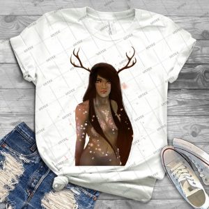 Deer Woman 18 - Best Unisex Trending Handmade T-shirt Gift Idea For Men T-shirt For Woman