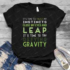 Defy Gravity 55 - Gift Idea Shirt For Men Tee For Women Classic Retro Vintage Graphic T-Shirt