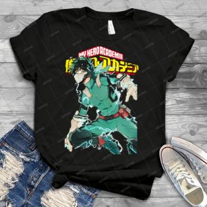 Deku Full Cowl-My Hero Academia 25 - Trending Shirt For Women Vintage Retro Tee For Men Kid's T-Shirt Handmade Shirt