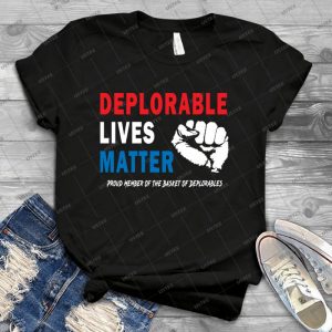 Deplorable Lives Matter 5 - Vintage Mens Shirt Tshirt For Women Classic Handmade Shirt Retro Graphic Tee