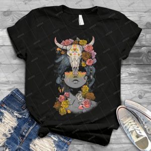 Desert Rose - Vintage Mens Shirt Tshirt For Women Classic Handmade Shirt Retro Graphic Tee