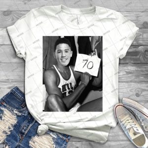 Devin Booker-70pts Vs Celtics - Best Unisex Trending Handmade T-shirt Gift Idea For Men T-shirt For Woman