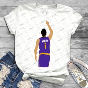 Devin Booker 70 Points Finger To The Sky - Best Unisex Trending Handmade T-shirt Gift Idea For Men T-shirt For Woman