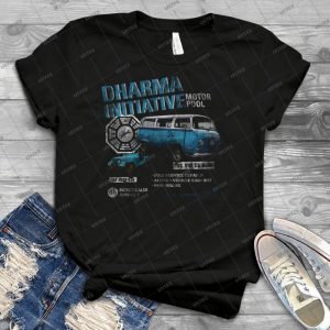 Dharma Initiative Motor Pool - Lost - - Best Unisex Trending Handmade T-shirt Gift Idea For Men T-shirt For Woman