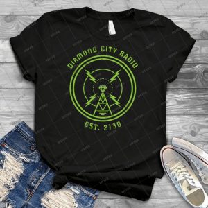 Diamond City Radio - Best Unisex Trending Handmade T-shirt Gift Idea For Men T-shirt For Woman