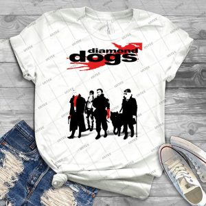 Diamond Dogs - Vintage Men's Shirt Tshirt For Women Classic Handmade Shirt Retro Graphic Tee