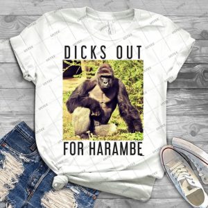 Dicks Out For Harambe - Trending Shirt For Women Vintage Retro Tee For Men Kid's T-Shirt Handmade Shirt