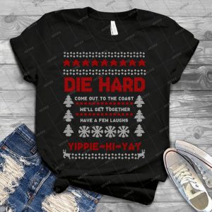 Die Hard 2018 Christmas Jumper - Vintage Mens Shirt Tshirt For Women Classic Handmade Shirt Retro Graphic Tee