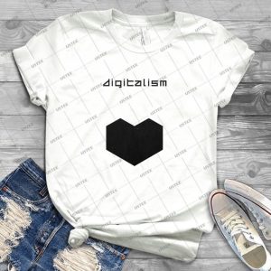 Digitalism 62 - Vintage Men's Shirt Tshirt For Women Classic Handmade Shirt Retro Graphic Tee