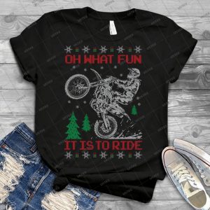 Dirt Bike Ugly Christmas - Best Unisex Trending Handmade T-shirt Gift Idea For Men T-shirt For Woman