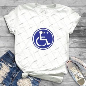 Disabled Wheelchair Bad Luck - Gift Idea Shirt For Men Tee For Women Classic Retro Vintage Graphic T-Shirt