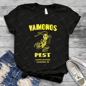 Distressed Vamonos Pest - Vintage Mens Shirt Tshirt For Women Classic Handmade Shirt Retro Graphic Tee