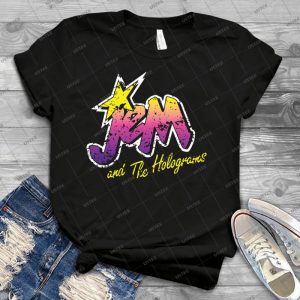 Distressed Vintage Look Jem And The Holograms 19 - Trending Shirt For Women Vintage Retro Tee For Men Kid's T-Shirt Handmade Shirt