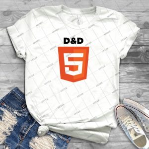 Dition Html5 De D Amp D 67 - Trending Shirt For Women Vintage Retro Tee For Men Kid's T-Shirt Handmade Shirt