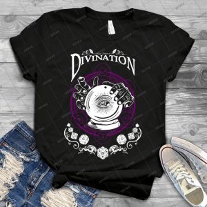 Divination - DD Magic School Series - White 68 - Vintage Mens Shirt Tshirt For Women Classic Handmade Shirt Retro Graphic Tee