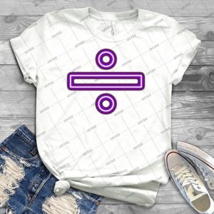 Division Sign - Neon - 17 - Trending Shirt For Women Vintage Retro Tee For Men Kid's T-Shirt Handmade Shirt