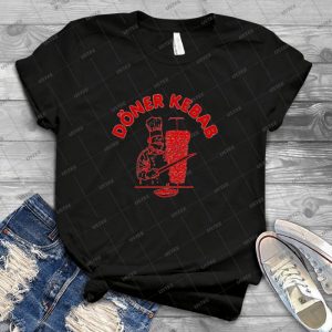 Dner Kebab 48 - Vintage Mens Shirt Tshirt For Women Classic Handmade Shirt Retro Graphic Tee