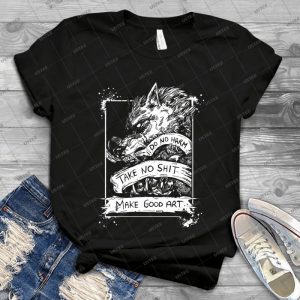 Do No Harm- Black Tee 5 - Vintage Mens Shirt Tshirt For Women Classic Handmade Shirt Retro Graphic Tee