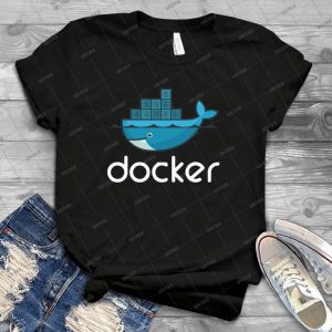 Docker Logo - Best Unisex Trending Handmade T-shirt Gift Idea For Men T-shirt For Woman