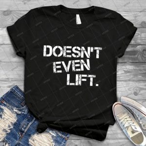 Doesn T Even Lift - Inverted - 58 - Gift Idea Shirt For Men Tee For Women Classic Retro Vintage Graphic T-Shirt