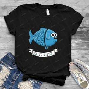 Dog Fish 49 - Trending Shirt For Women Vintage Retro Tee For Men Kid's T-Shirt Handmade Shirt