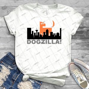 Dogzilla Get Down Ya Mongrel - Vintage Men's Shirt Tshirt For Women Classic Handmade Shirt Retro Graphic Tee