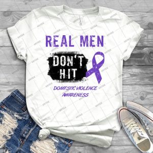 Domestic Violence Awareness 98 - Best Unisex Trending Handmade T-shirt Gift Idea For Men T-shirt For Woman