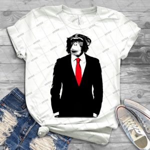 Domesticated Monkey - Best Unisex Trending Handmade T-shirt Gift Idea For Men T-shirt For Woman